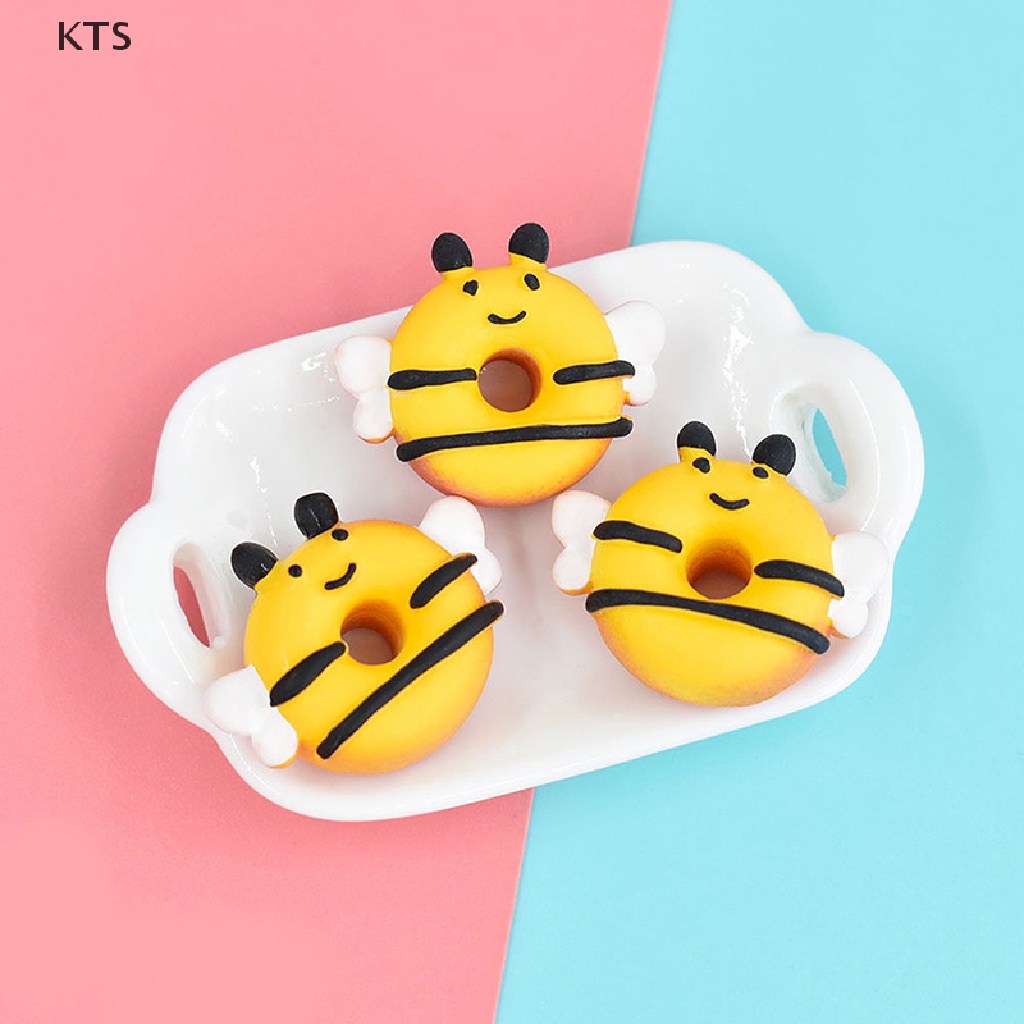 Set 5 Mô Hình Bánh Donut Dễ Thương Dùng Để Trang Trí Nhà Búp Bê