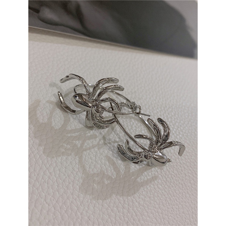 Bông Tai Hình Nhện Bằng Hợp Kim Đơn Giản Cho Nữ