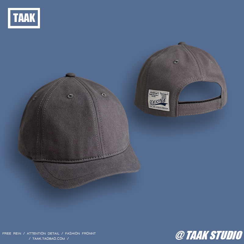 Mũ Lưỡi Trai Vành Ngắn Màu Trơn Phong Cách Nhật Bản Thời Trang Xuân Hè Cho Nam Nữ