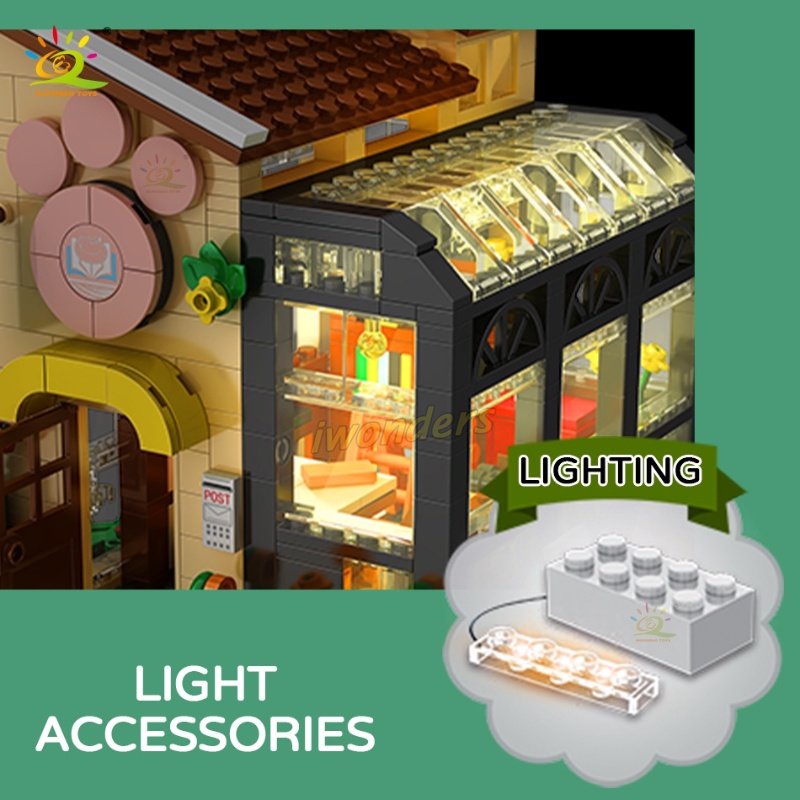 Bộ Đồ Chơi Lắp Ráp Quán Cà Phê Sáng Tạo Cho Bé