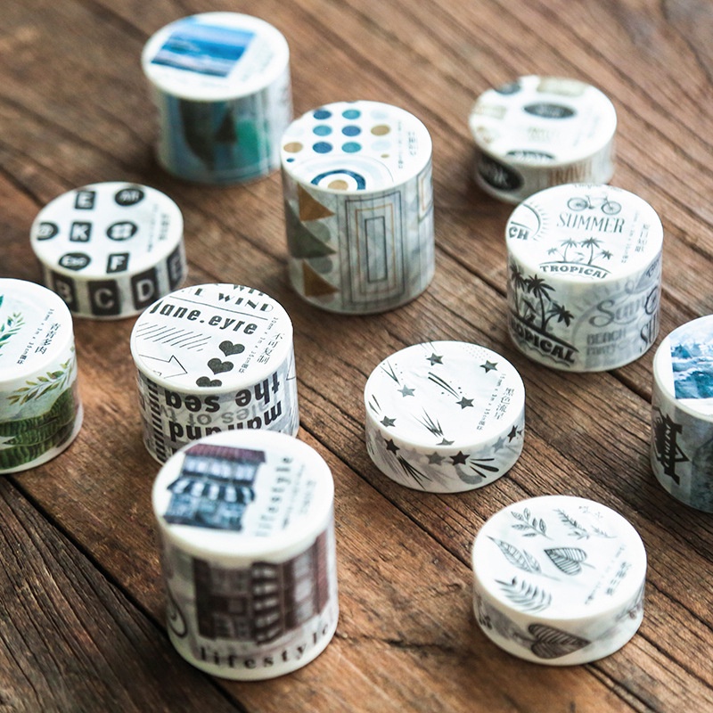 Washi Tape Sổ Tay Sáng Tạo Album Ảnh Nhật Ký DIY Miếng Dán Trang Trí