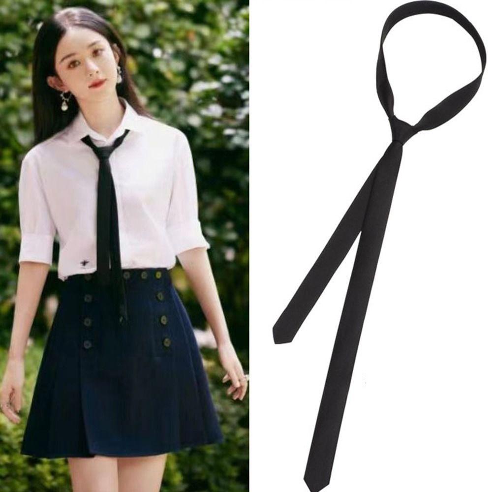 Cà Vạt Satin Mỏng 3cm Làm Phụ Kiện Chụp Ảnh Cưới / Sinh Viên Cho Nam