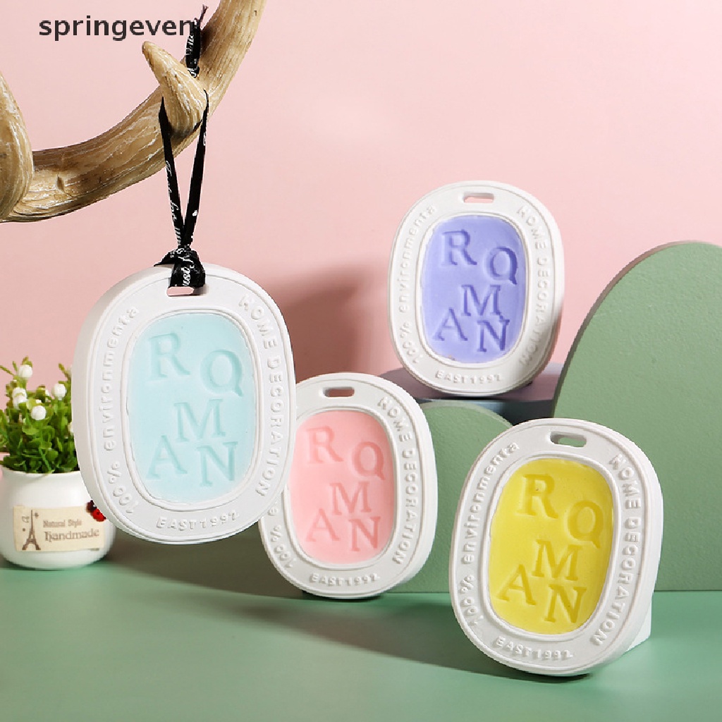 Springeven Camellia Gypsum Viên Sáp Thơm Treo Xe Hơi / Tủ Quần Áo Khử Mùi Hương Thơm Làm Mát Không Khí Quà Tặng Lasg