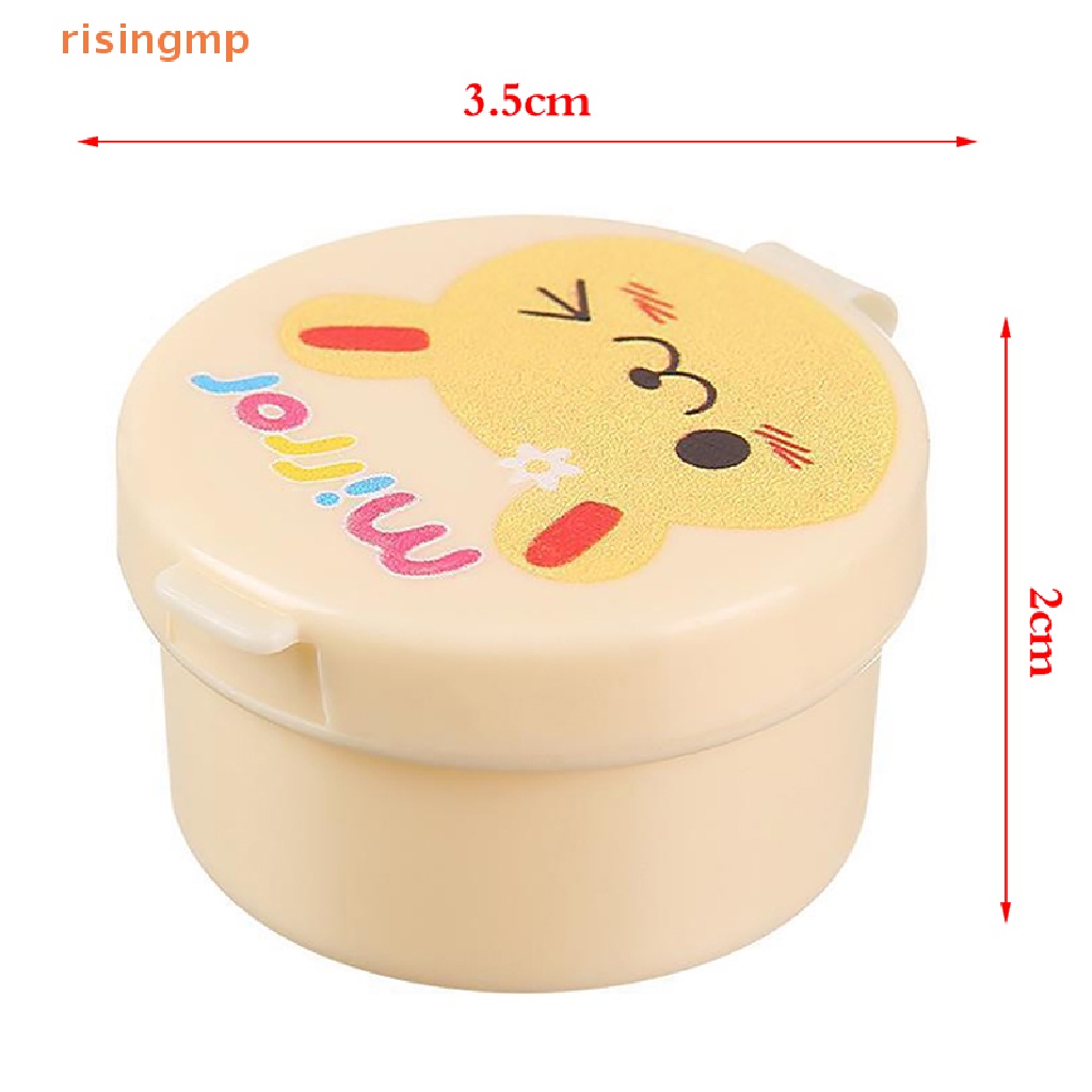 Set 3 Hộp Đựng Nước Sốt Mini Họa Tiết Hoạt Hình Dễ Thương Cho Bé