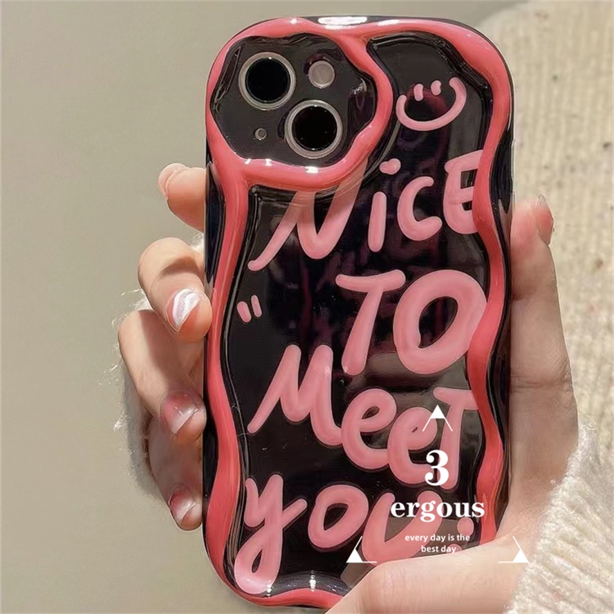 Ốp Điện Thoại TPU Mềm Họa Tiết Chữ Đơn Giản Bảo Vệ Cho IPhone 14 13 12 11 Pro Max SE2020 X XR Xs Max 7 8 6 6s Plus