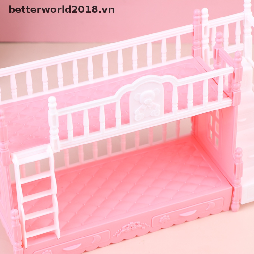 Búp Bê Đồ Chơi Giường Tầng Đôi / Giường Tầng Tầng Đôi Kiểu Châu Âu   Đồ Chơi Búp Bê Châu Âu