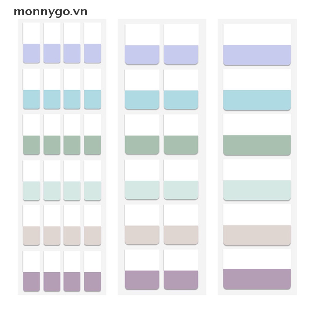 Set 240 Kẹp Đánh Dấu Trang Sách Nhiều Màu Có Thể Tháo Rời