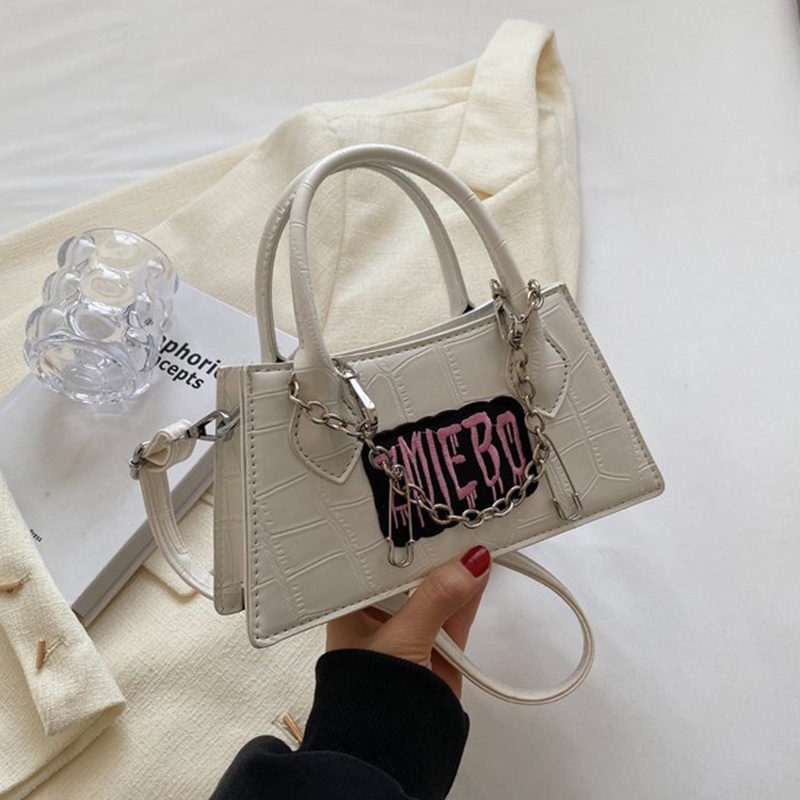 Ielgy Túi Đeo Chéo mini Họa Tiết Da Cá Sấu Thời Trang Nhẹ Nhàng Cho Nữ