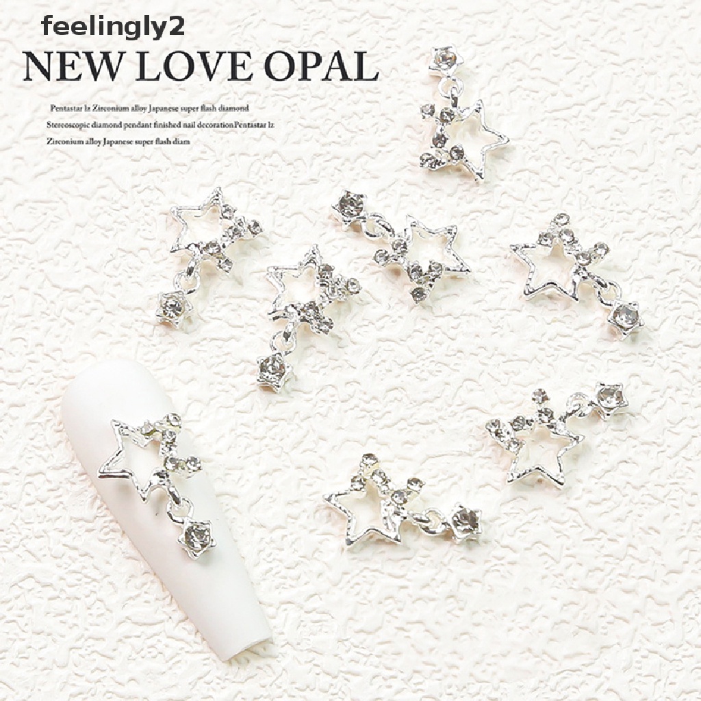 Phụ Kiện Trang Trí Móng Tay Hình Ngôi Sao Năm Cánh Lấp Lánh