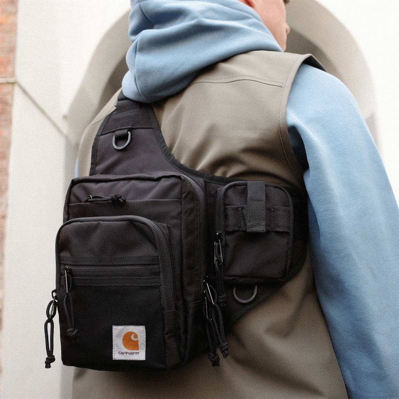 Túi đeo vai Carhartt sản phẩm mới 2023 túi đeo ngực túi đeo vai thời trang đường phố nam túi đeo chéo thể thao thương hiệu thời trang
