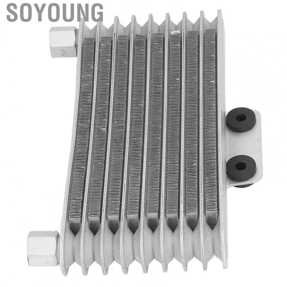 Soyoung Motorcycle Oil Radiator  Strong Power High Strength Rapid Cooling Engine Cooler for 2 Stroke Off Road Motorbike