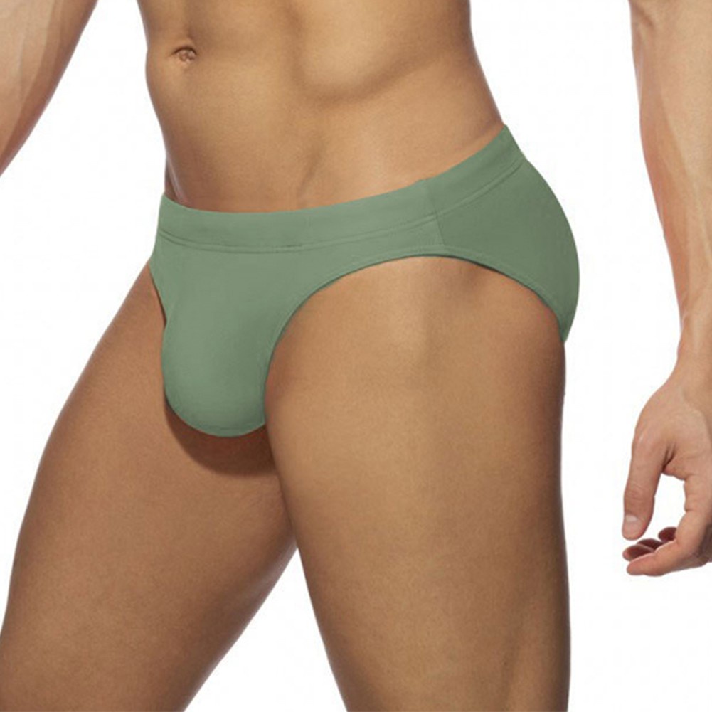 Quần Bơi Trơn Màu Gợi Cảm Theo Phong Cách Mùa Hè  Dành Cho Nam