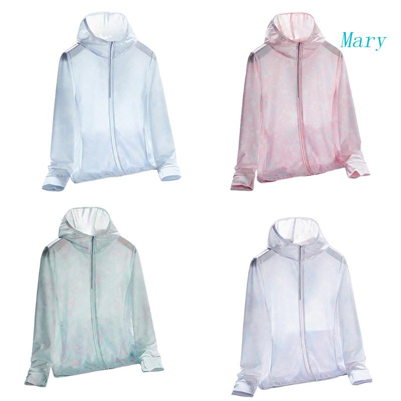 Áo Khoác Chống Nắng Bằng Lụa Lạnh Tay Dài Có Khóa Kéo Thời Trang Mùa Hè Cho Nữ