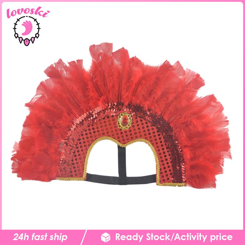 Phụ Kiện Cài Tóc Lông Vũ Thời Trang Dùng Biểu Diễn Sân Khấu