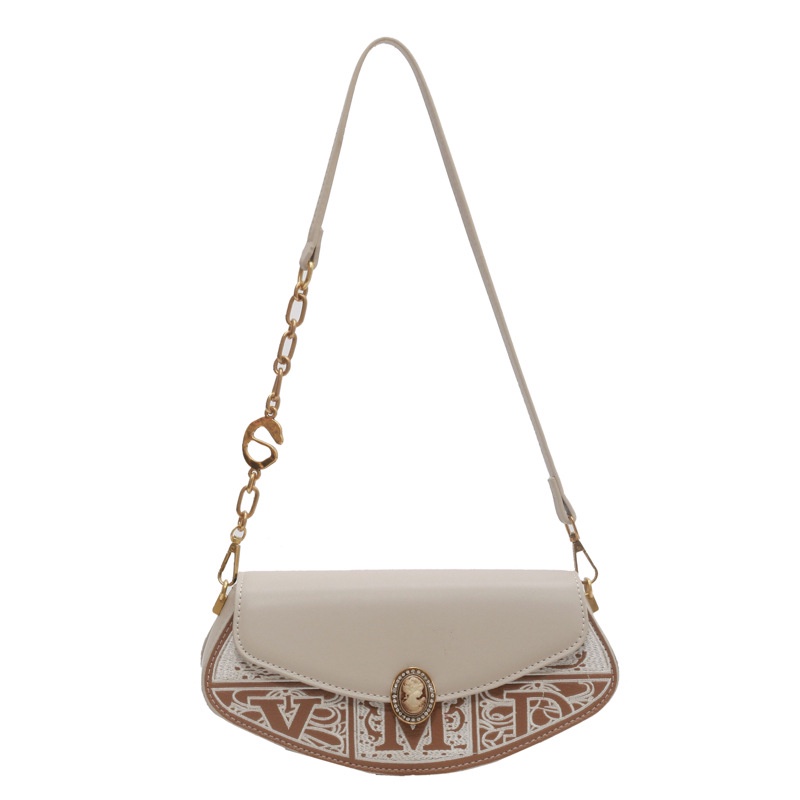 Túi Đeo Vai Thêu Chữ Phong Cách Âu Mỹ Thời Trang 2023 Cho Nữ