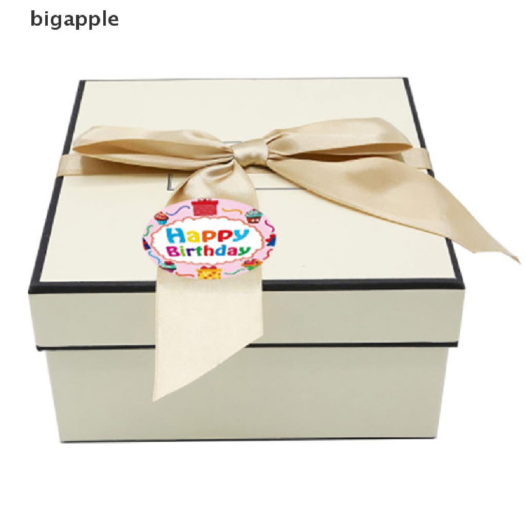 Set 500 Miếng Dán Chữ HAPPY BIRTHDAY Nhiều Màu Sắc Dùng Để Trang Trí Quà Tặng Tiện Dụng