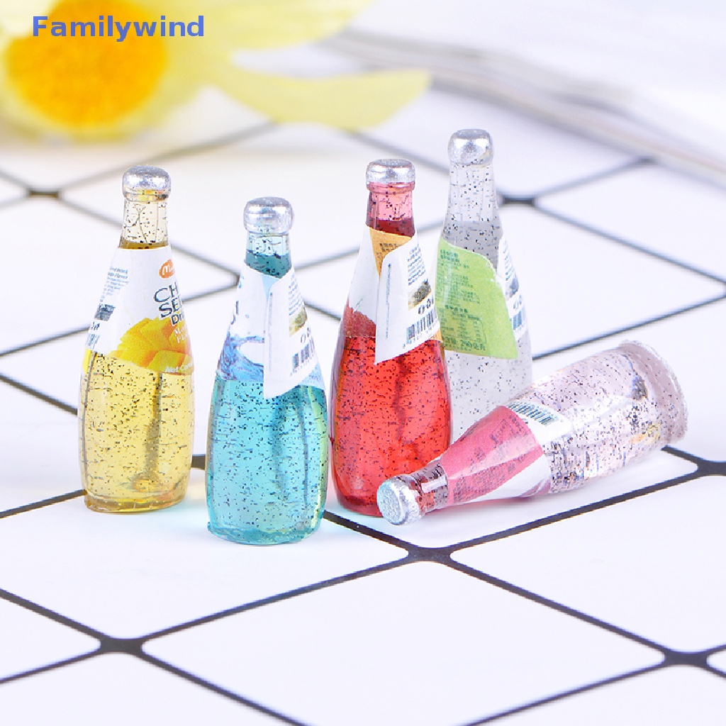 Set 5 Ly Nước mini Tỉ Lệ 1 / 12 Cho Nhà Búp Bê