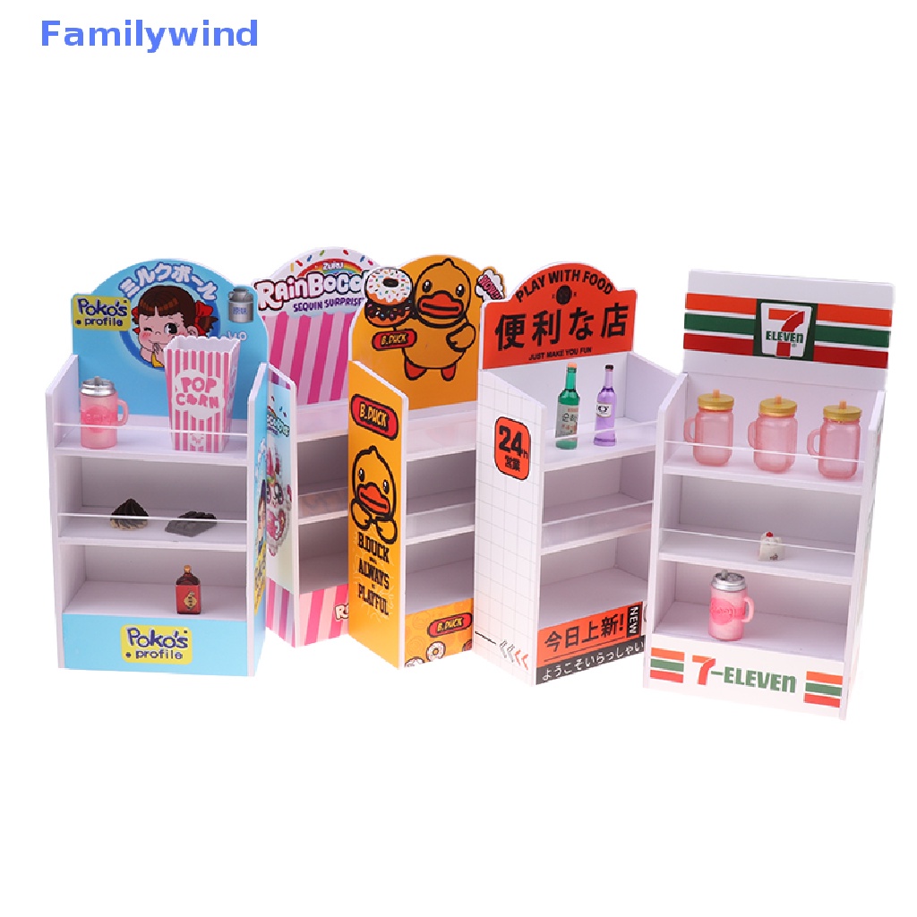 Mô Hình Tủ Trưng Bày Bánh Tỉ Lệ 1: 12 Trang Trí Nhà Búp Bê