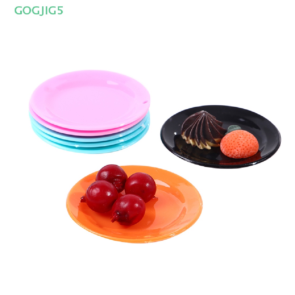 Set 5 Đĩa Ăn Tối Đồ Chơi Búp Bê Trang Trí Nhà Búp Bê