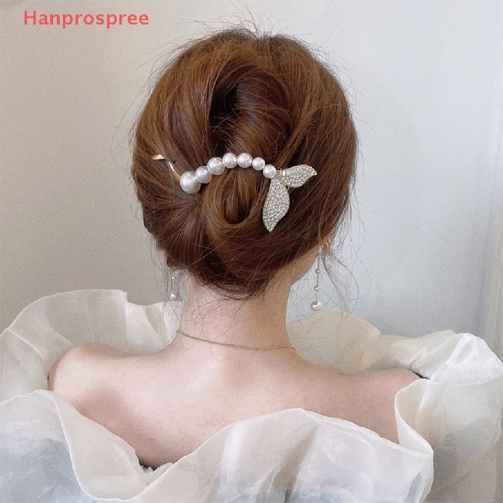 Kẹp Tóc Đính Ngọc Trai Nhân Tạo Hình Dạng Chú Ếch / Vòng Cung Đơn Giản Cho Nữ