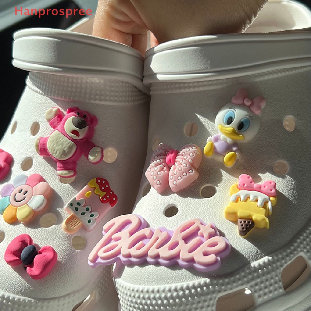 Hanprospree &gt; Phụ Kiện Khóa Giày Bằng PVC Thiết Kế Hoạt Hình Vui Nhộn Trang Trí Giày Croc Ch Kid well