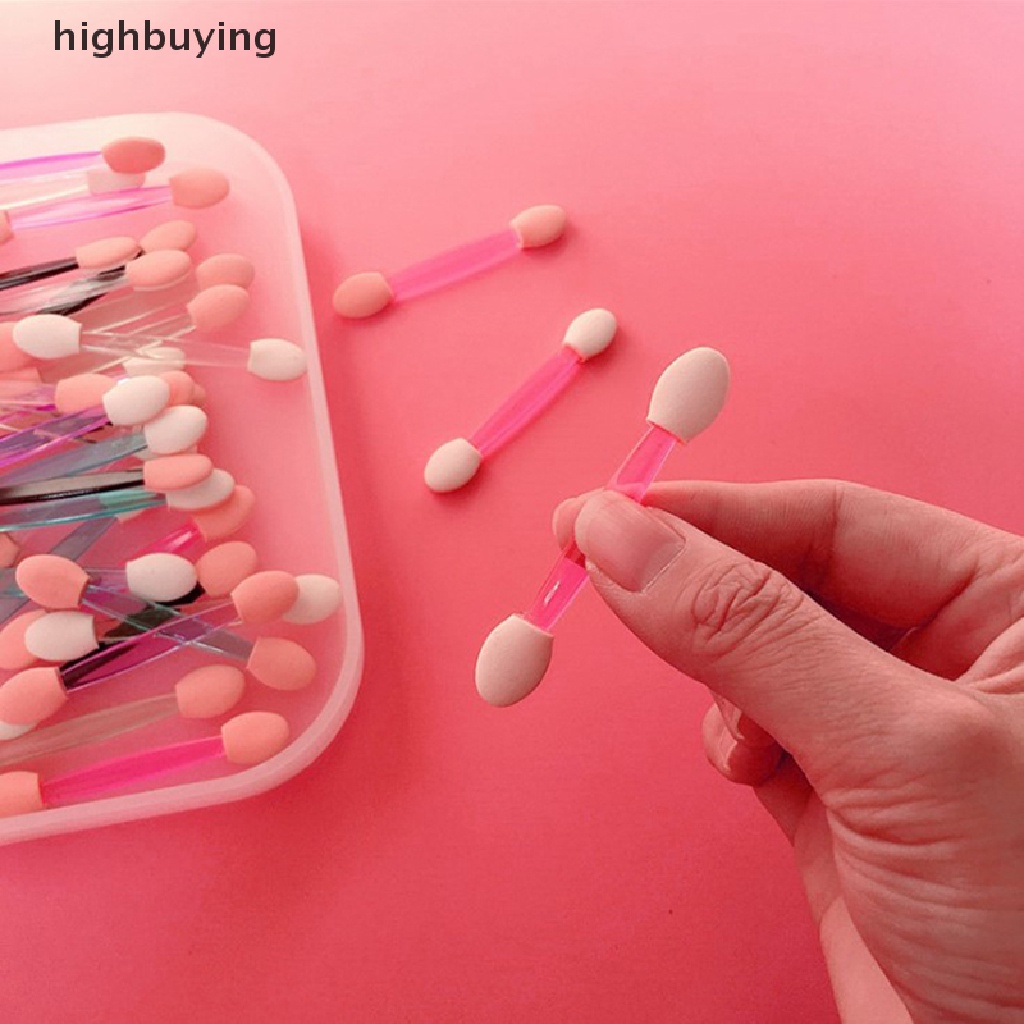 Set 10 Cọ Trang Điểm Mắt Thiết Kế Hai Đầu Sử Dụng Một Lần Tiện Lợi