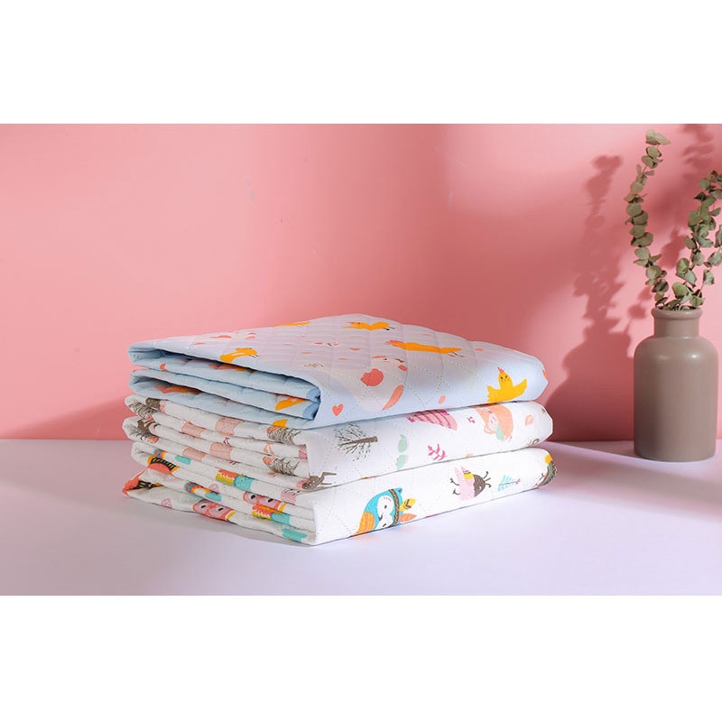 Lót chống thấm Best Baby 3 lớp chần caro 50x70cm và size lớn 75x100cm