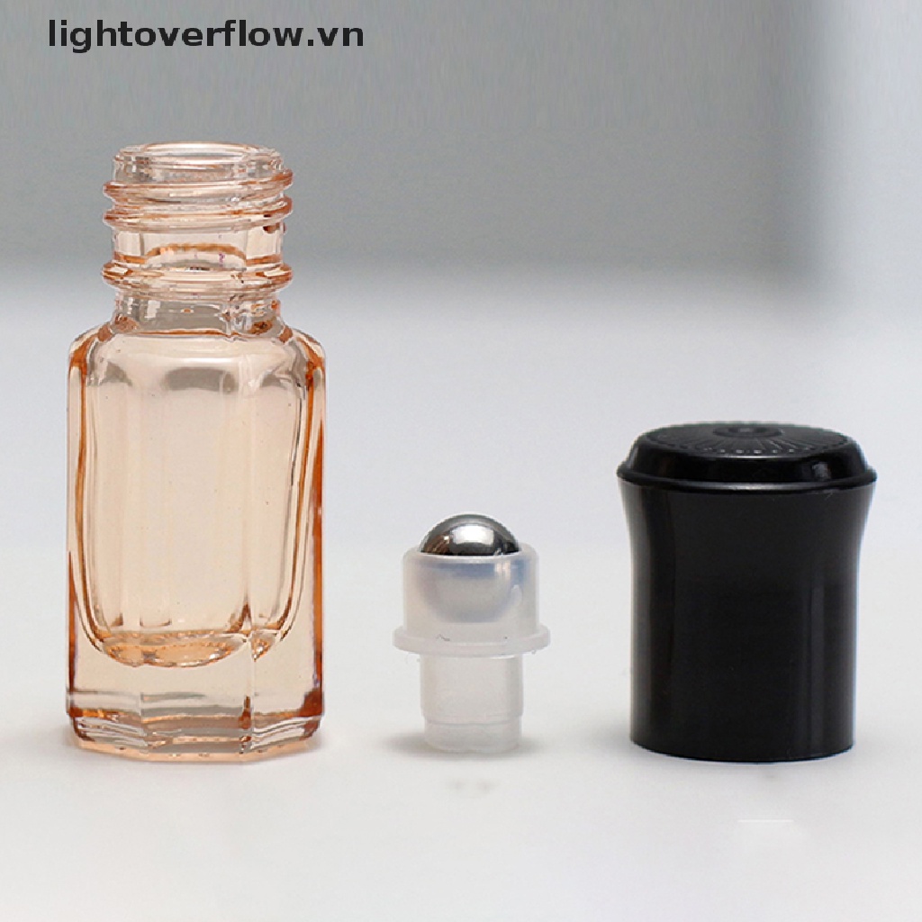 Chai Thủy Tinh Dày 3ml Dạng Lăn Màu Gradient