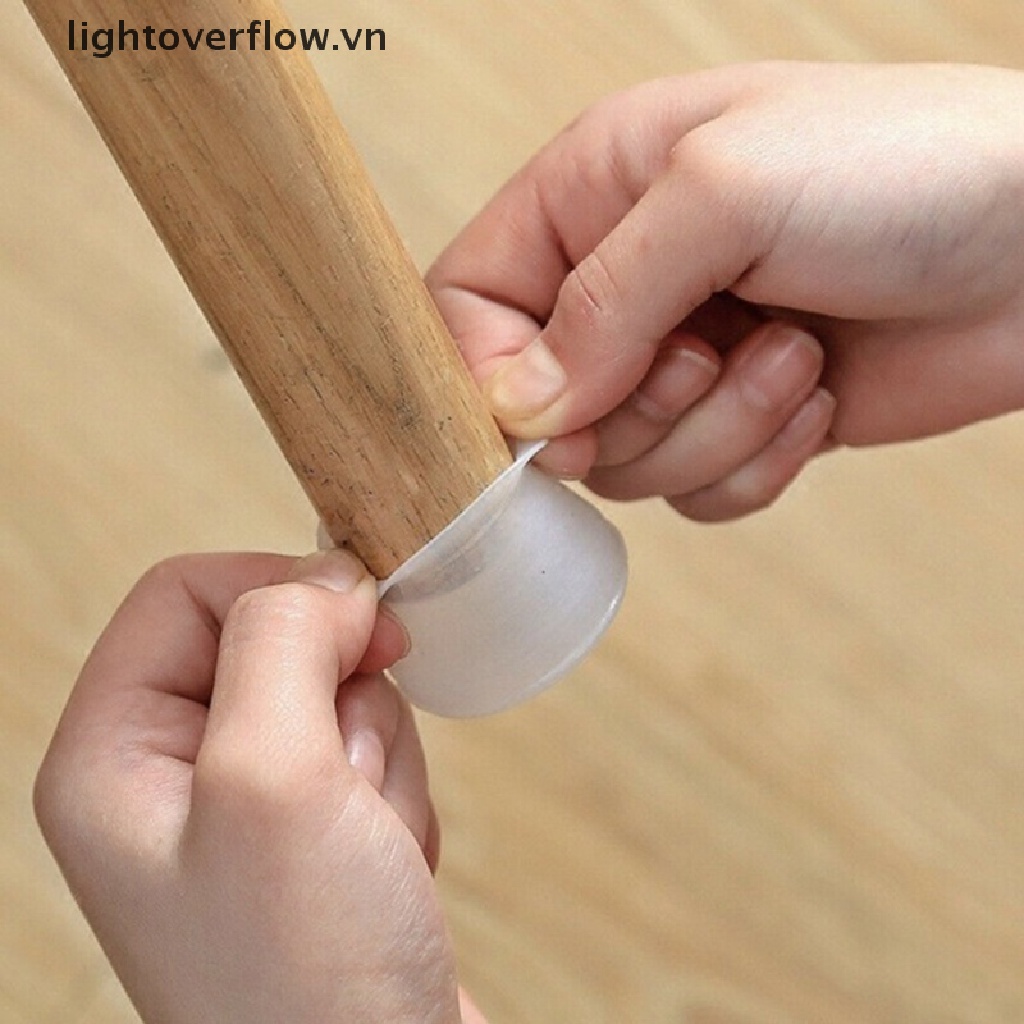 Set 20 Miếng Đệm Silicon Bảo Vệ Chân Bàn Ghế Tiện Dụng