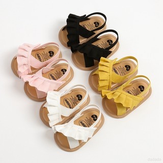 Sandal ren gợn sóng cho bé gái