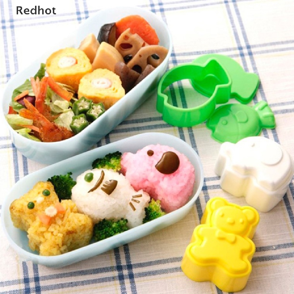 Bộ 3 Khuôn Làm sushi Hình Động Vật Hoạt Hình Cho Bé