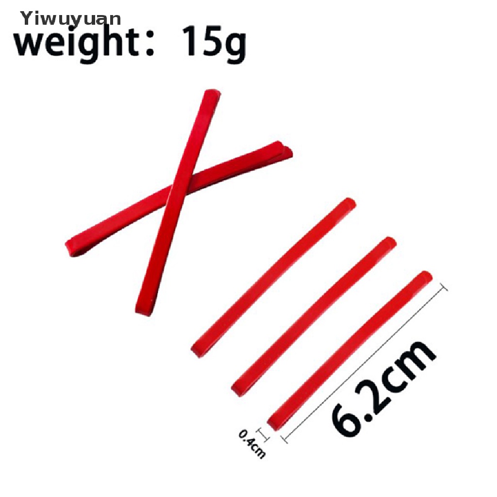 < Yiwuyuan > Set 5 Kẹp Tóc Màu Đỏ Hóa Trang Nhân Vật Juzo Suzuya Kagerou Kateyama Ayano