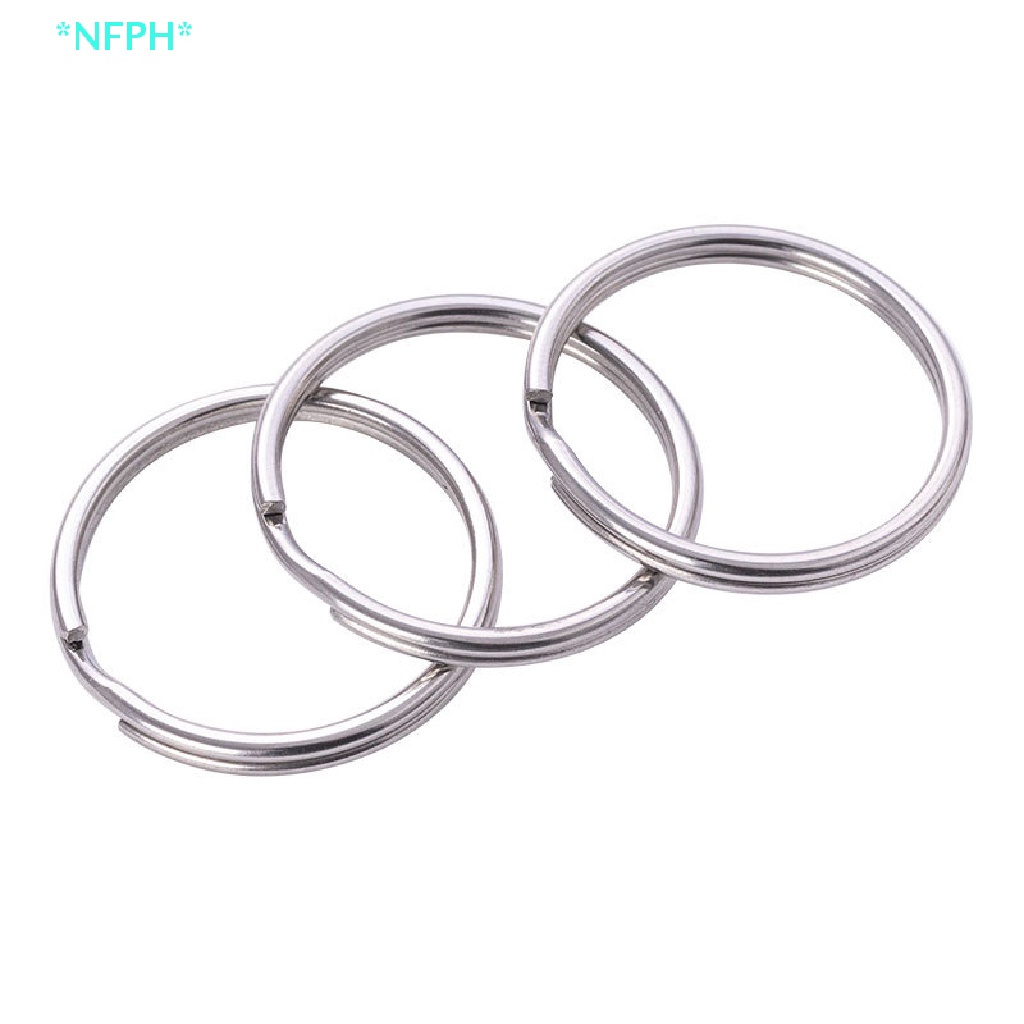 Set 20 Móc Chìa Khóa Mạ Kim Loại 25mm Dành Cho Nam Nữ Mới