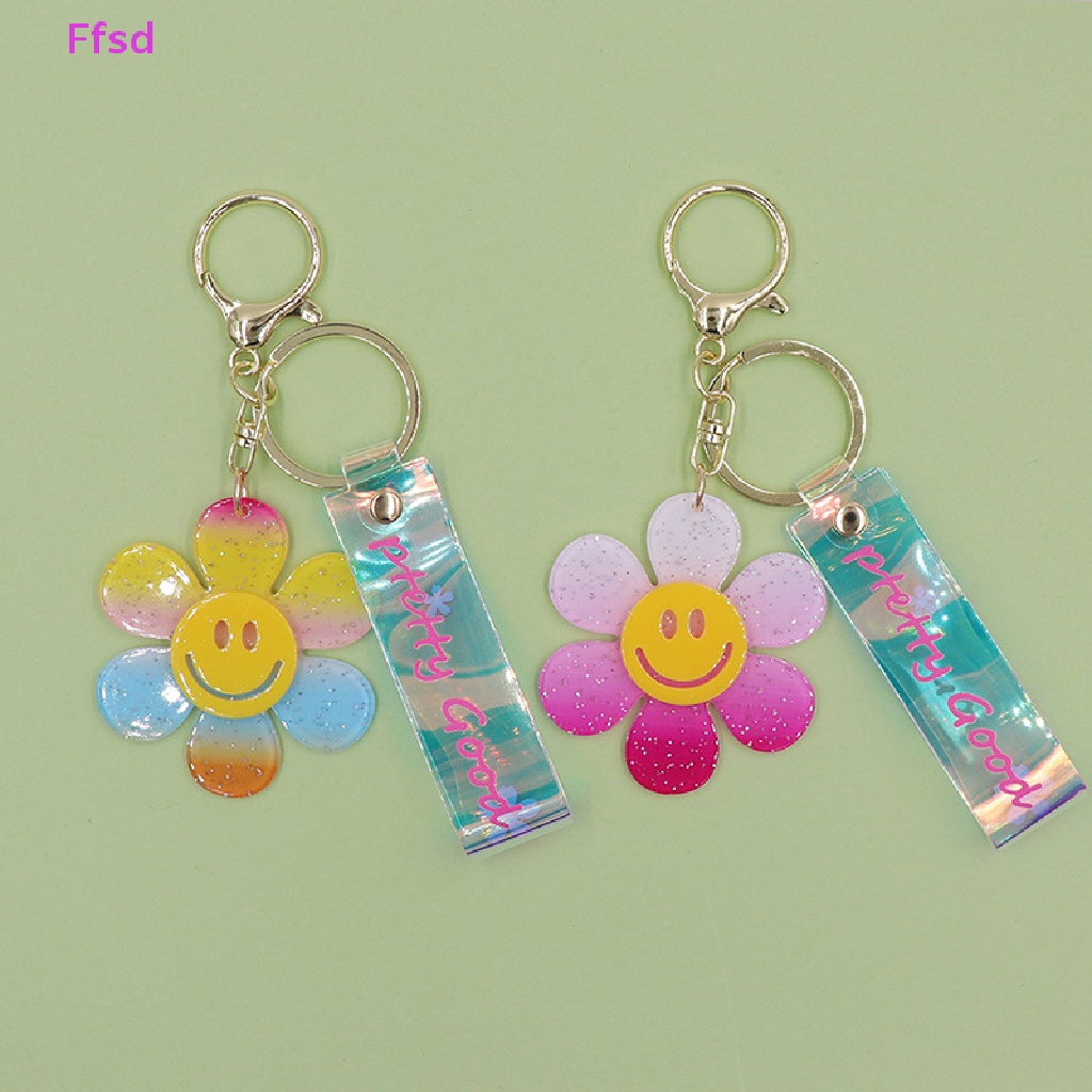 {Ffsd} Móc Chìa Khóa Id / Huy Hiệu Hình Hoa Hướng Dương Dễ Thương Cho Nữ * Bán Chạy