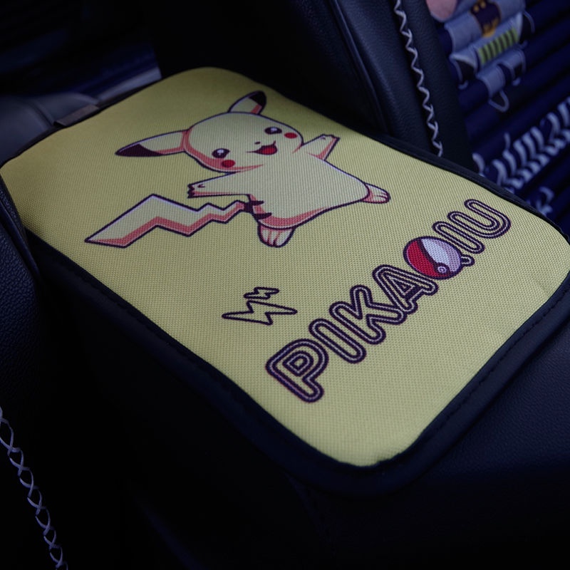 Đệm Cotton Lanh Lót Hộp Tỳ Tay Chống Trượt 9FPG Trang Trí Nội Thất Xe Hơi Thời Trang