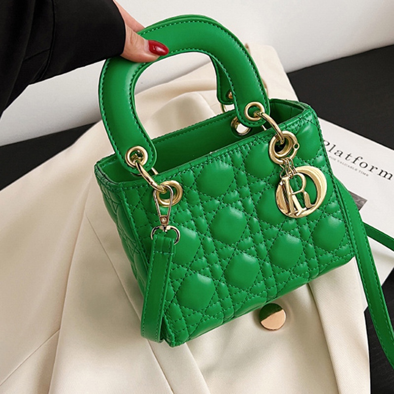 Túi Xách Đeo Vai Hình Thoi Màu Sắc Thời Trang Cho Nữ