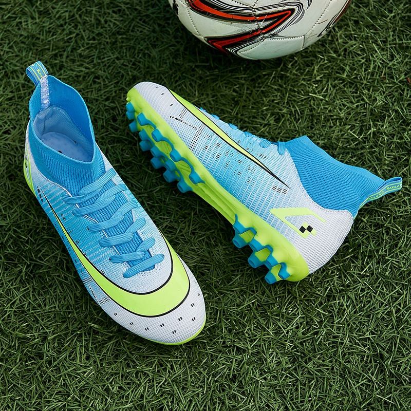 C Ronaldo FG Soccer shoes Giày bóng đá chống trượt 33-46 chất lượng cao cho trẻ em người lớn nam và nữ