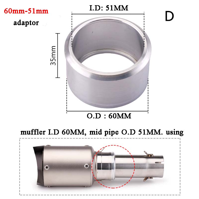 Đầu Nối Giảm Thanh 51 / 60MM Chất Lượng Cao