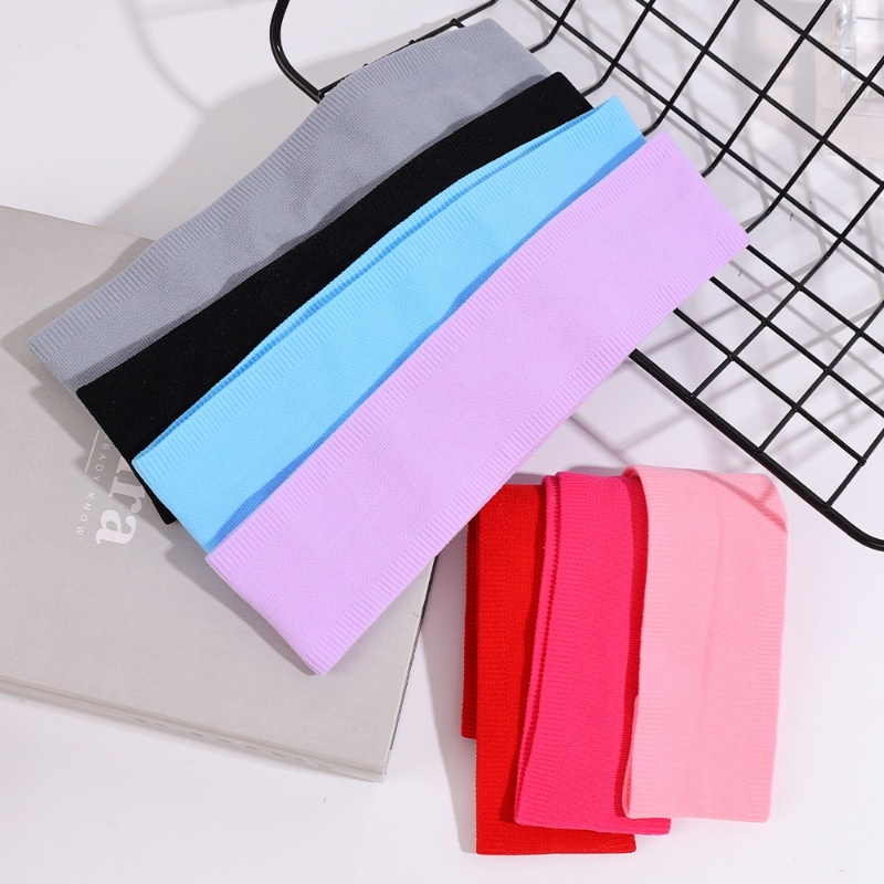 Băng Đô Thể Thao Co Giãn Thoáng Khí Chống Mồ Hôi Nhiều Màu Sắc Dành Cho Nữ