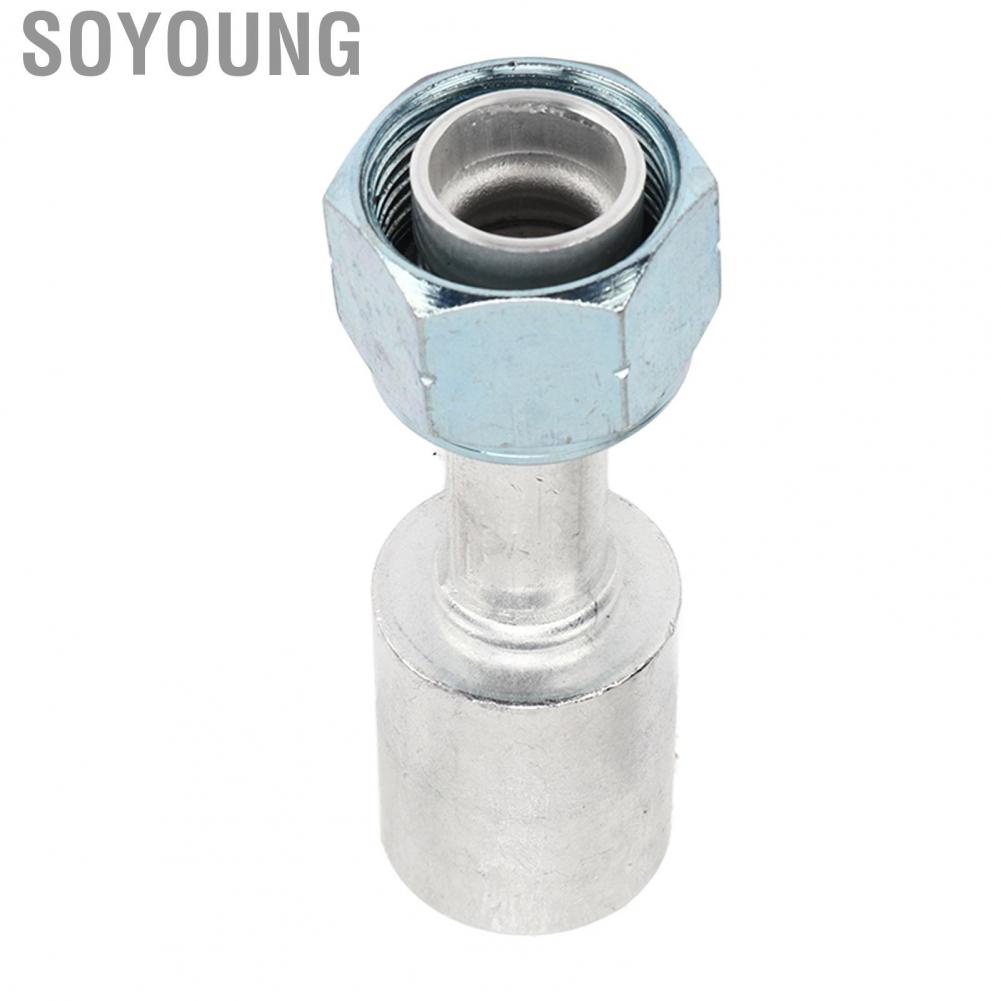 Soyoung Car Air Conditioner Connector  5/8in Exquisite Appearance Conditioning Pipe 10PCS Straight 180° for Truck