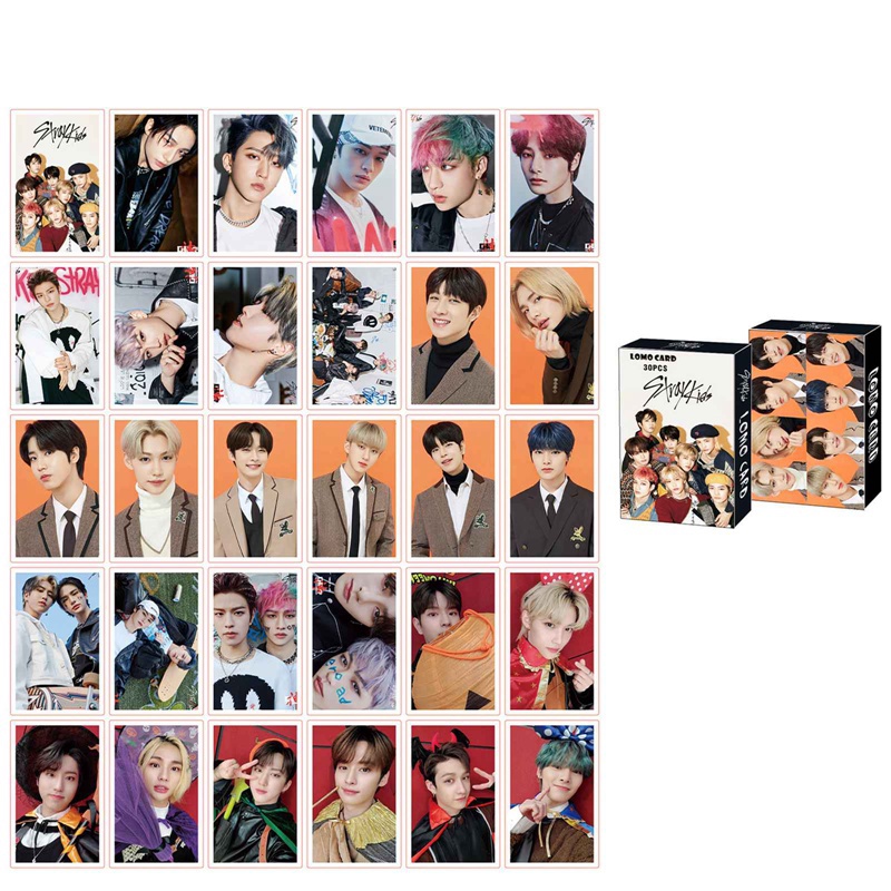 Hộp 30 Ảnh Thẻ In Hình Nhóm Nhạc Straykids Margot3