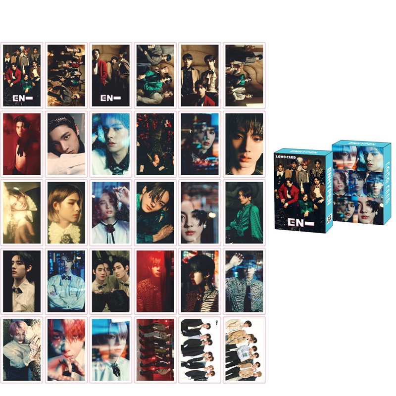 Set 30 Tấm Thẻ Ảnh In Hình Dễ Thương Phong Cách Hàn Quốc