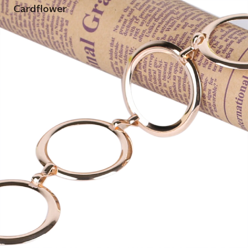 < Cardflower > Thắt Lưng Dây Xích Bằng Kim Loại Vàng Thời Trang Tiệc Cưới Dành Cho Nữ