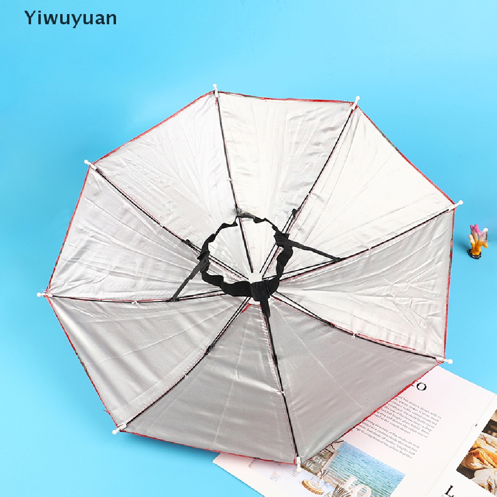 1 Chiếc Mũ Dù Đi Mưa Chống Nắng Gấp Gọn Tiện Lợi