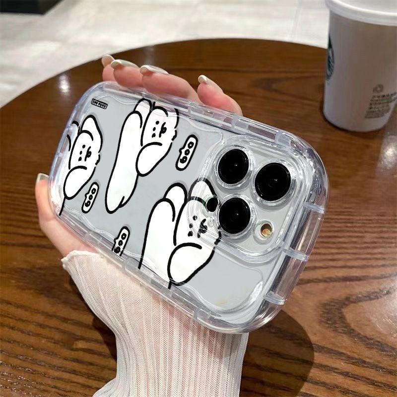 ✅Ốp Điện Thoại Mềm Trong Suốt Chống Sốc Hình Ba Chú Cún Cho Iphone 8p / Xsmax Xr 7 / 1211 13iPhone14