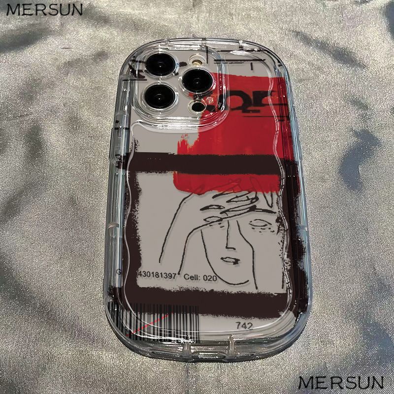 ✅Ốp Điện Thoại Mềm Trong Suốt Chống Sốc In Họa Tiết Trừu Tượng Cho Iphone 11xs / / 713 8P 14 12