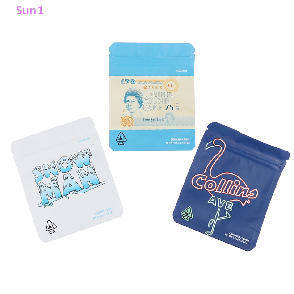 Set 1 &gt; 20 Túi Zip Đựng Bánh Quy Có Thể Tái Sử Dụng Đứng