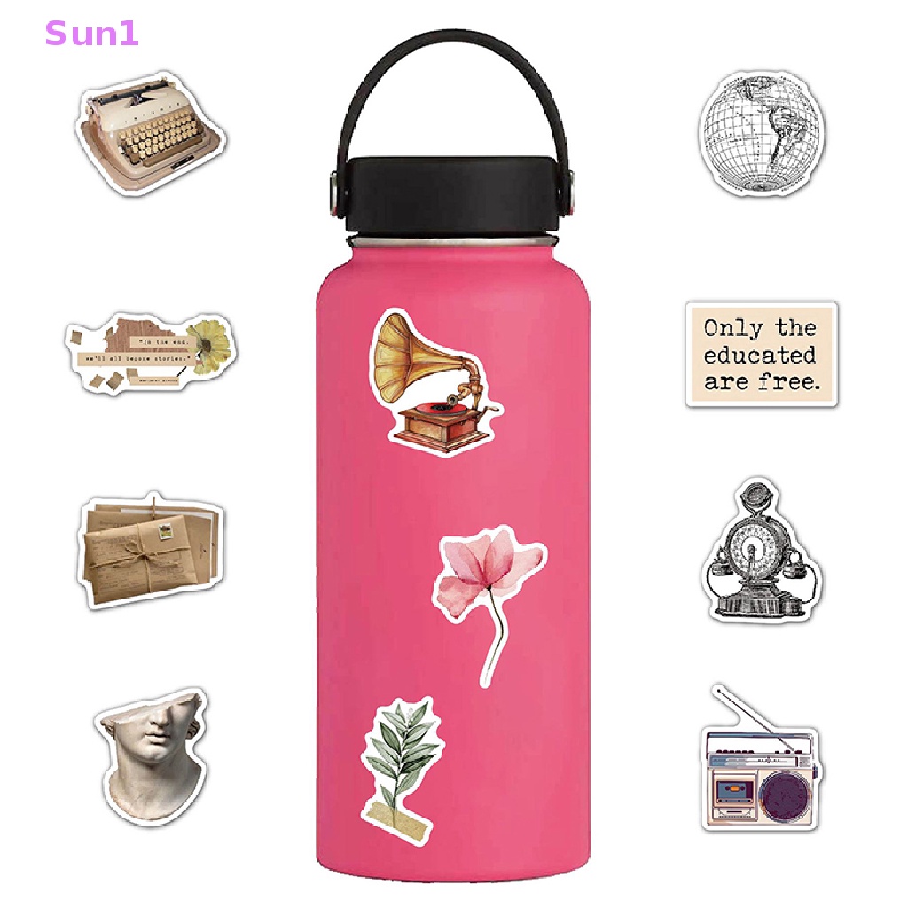 Bộ 50 Miếng Dán Họa Tiết Graffiti Hoạt Hình Dùng Trang Trí Laptop / Điện Thoại / Xe Hơi