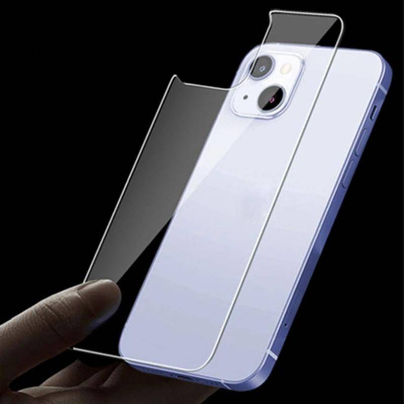 Kính Cường Lực 2 Trong 1 Bảo Vệ Mặt Trước Và Sau Chống Dấu Vân Tay Cho iPhone 14 13 12 11 Pro MAX Plus Mini 14Plus 13Mini 12Mini