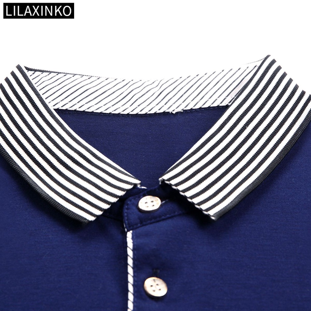 Áo Thun Polo Cotton Tay Ngắn Có Túi 3 Màu Trơn Đơn Giản Thời Trang Dành Cho Nam